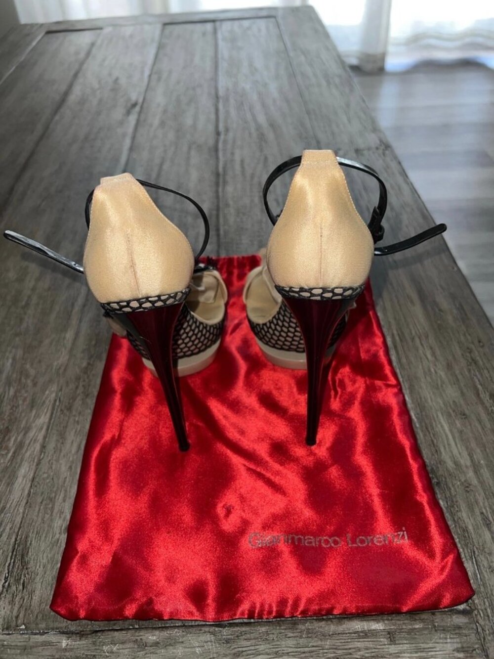 RARE Gianmarco Lorenzi Couture Floral Platform Stiletto Heels | EU 35 - Picture 4 of 12